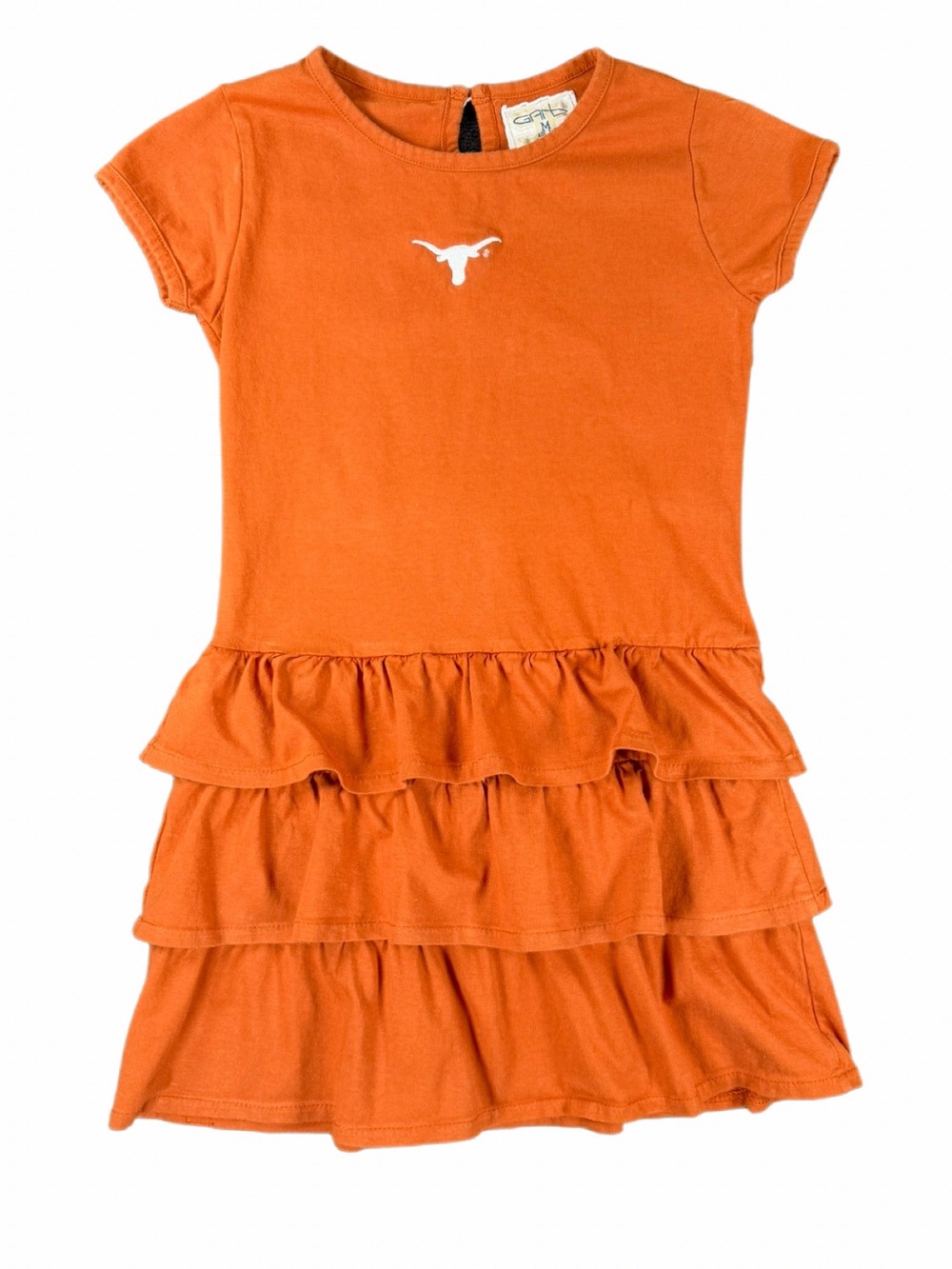 GARB University of Texas Longhorns Embroidered Ruffle Dress - M (7-8Y)